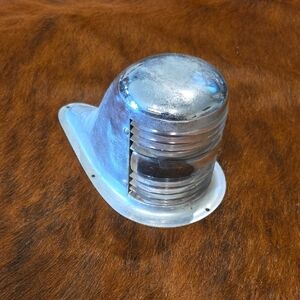 Vintage Perko Chrome 9.5in Boat Bow Navigation Light